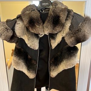 Chinchilla fur vest